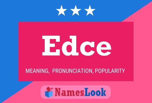 ملصق اسم Edce