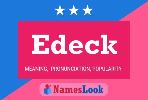 ملصق اسم Edeck