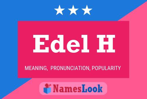 ملصق اسم Edel H