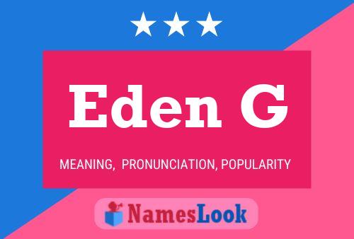 ملصق اسم Eden G