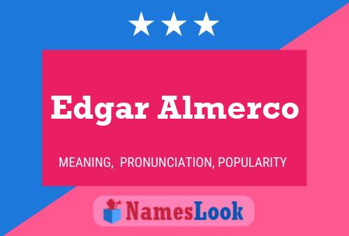 ملصق اسم Edgar Almerco