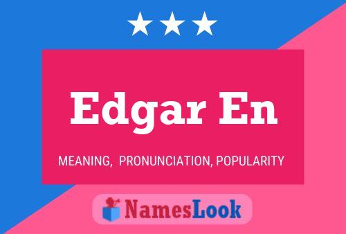 ملصق اسم Edgar En