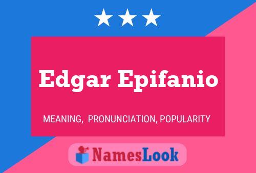 ملصق اسم Edgar Epifanio