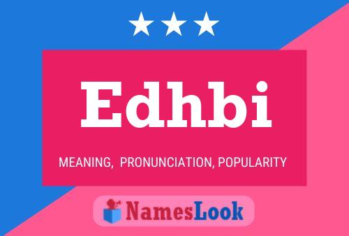 ملصق اسم Edhbi