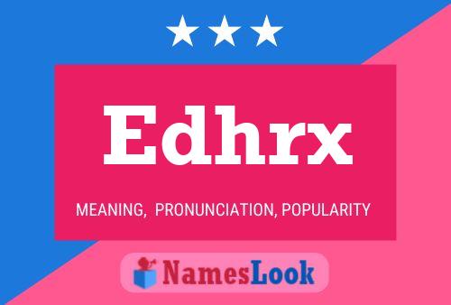 ملصق اسم Edhrx