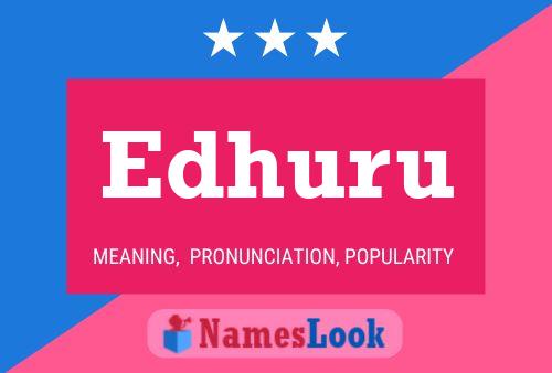 ملصق اسم Edhuru