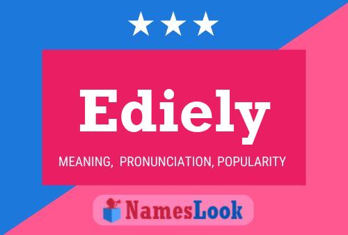 ملصق اسم Ediely