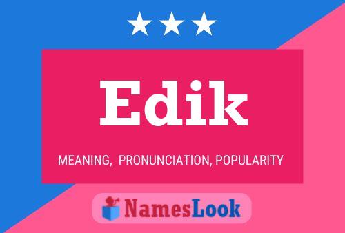 ملصق اسم Edik