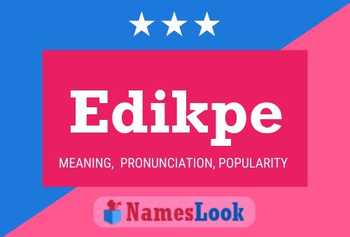 ملصق اسم Edikpe