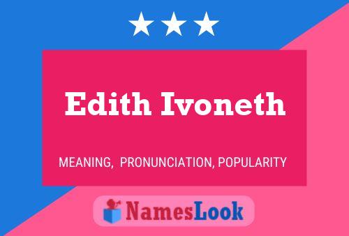 ملصق اسم Edith Ivoneth