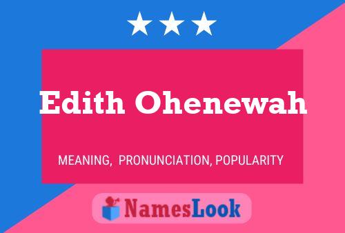 ملصق اسم Edith Ohenewah