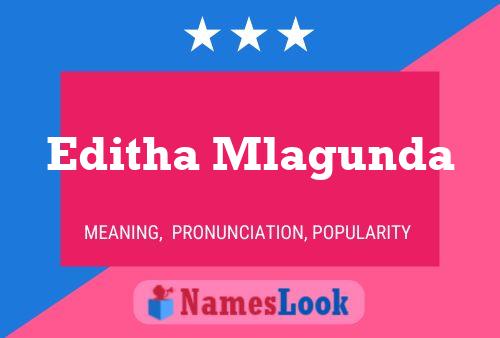 ملصق اسم Editha Mlagunda