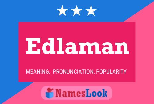 ملصق اسم Edlaman