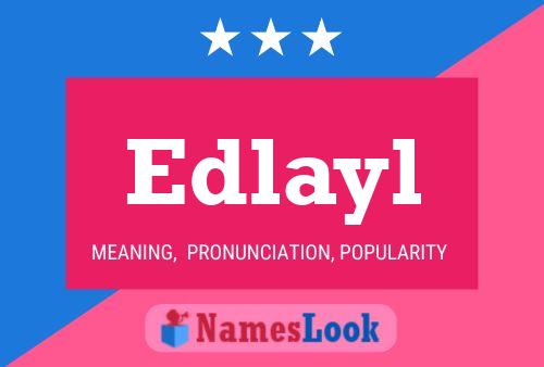 ملصق اسم Edlayl