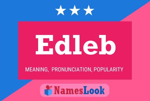 ملصق اسم Edleb