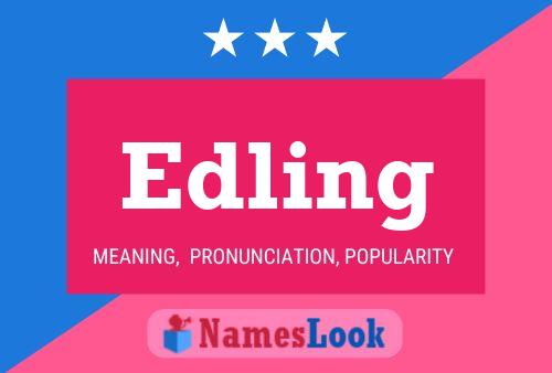 ملصق اسم Edling