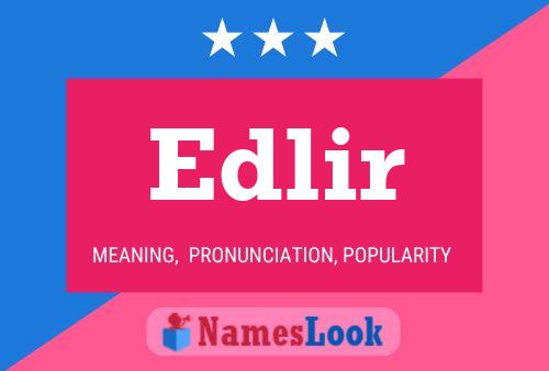 ملصق اسم Edlir