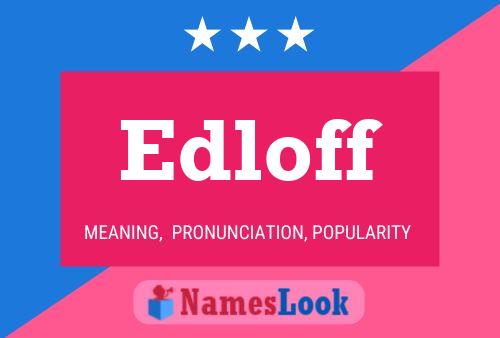 ملصق اسم Edloff