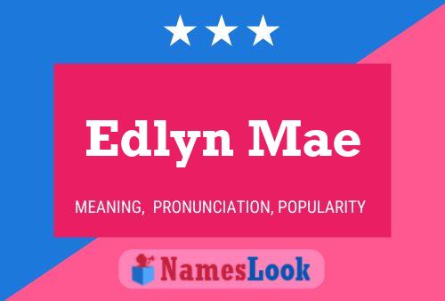 ملصق اسم Edlyn Mae