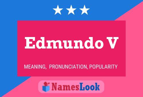 ملصق اسم Edmundo V