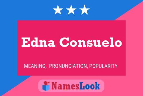 ملصق اسم Edna Consuelo