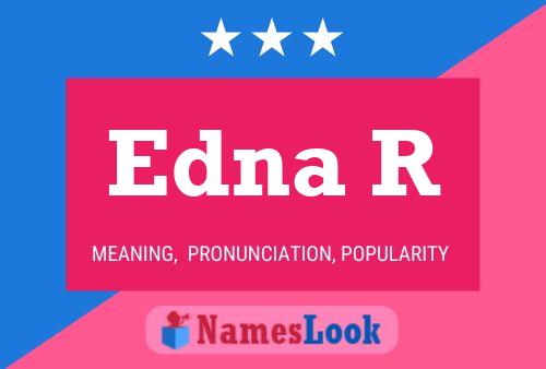 ملصق اسم Edna R