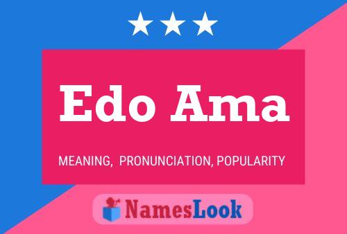 ملصق اسم Edo Ama