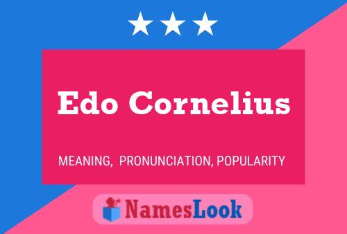 ملصق اسم Edo Cornelius