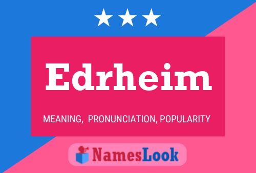 ملصق اسم Edrheim