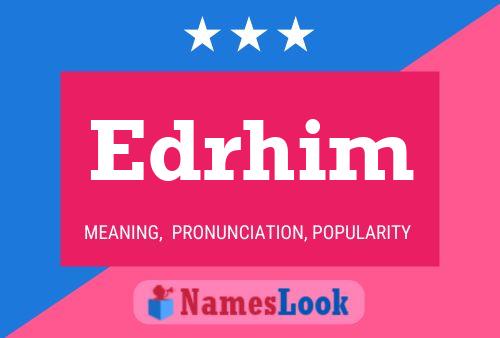 ملصق اسم Edrhim