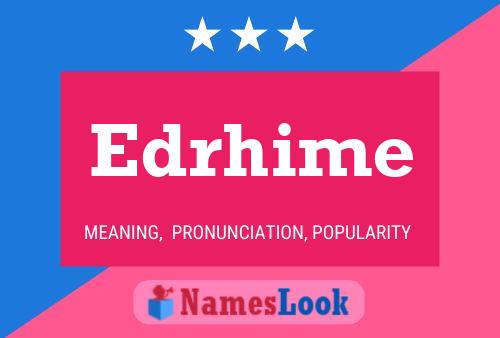 ملصق اسم Edrhime