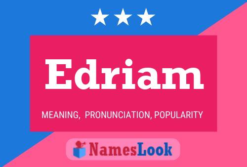 ملصق اسم Edriam