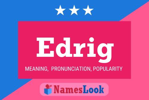 ملصق اسم Edrig