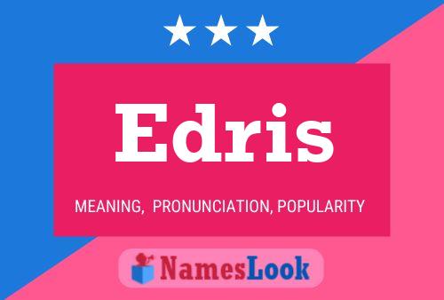 ملصق اسم Edris