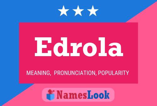 ملصق اسم Edrola