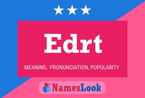 ملصق اسم Edrt