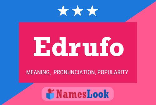 ملصق اسم Edrufo