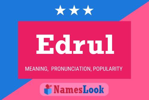 ملصق اسم Edrul