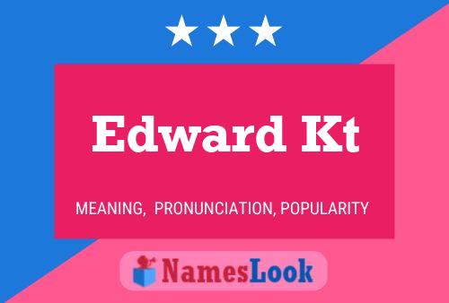 ملصق اسم Edward Kt