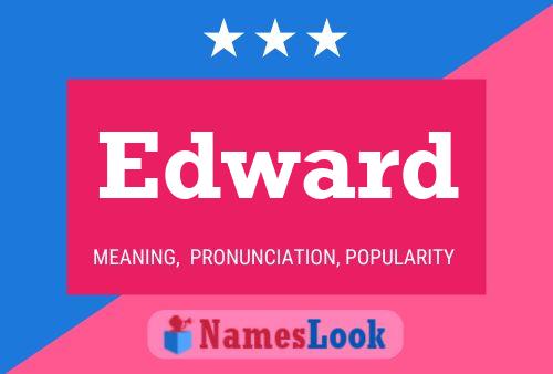 ملصق اسم Edward