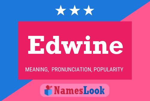 ملصق اسم Edwine