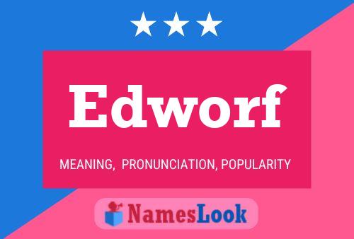 ملصق اسم Edworf