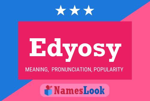 ملصق اسم Edyosy