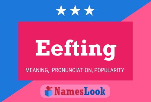 ملصق اسم Eefting