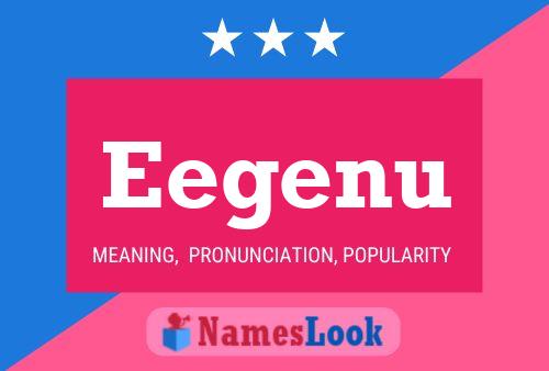 ملصق اسم Eegenu