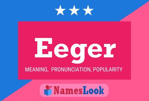 ملصق اسم Eeger