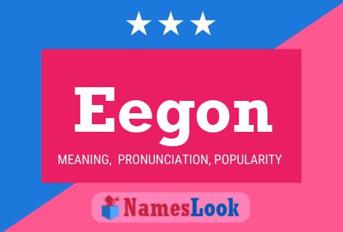 ملصق اسم Eegon