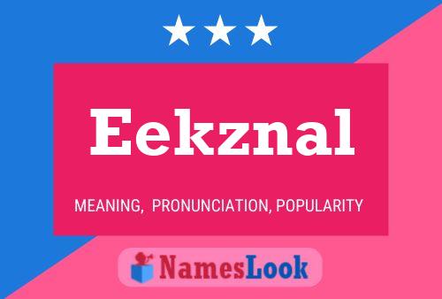 ملصق اسم Eekznal