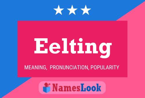 ملصق اسم Eelting