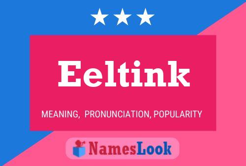 ملصق اسم Eeltink